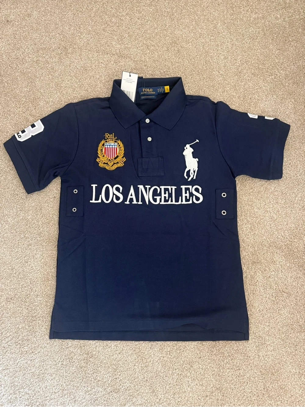 Ralph Lauren Navy Los Angeles Polo Shirt